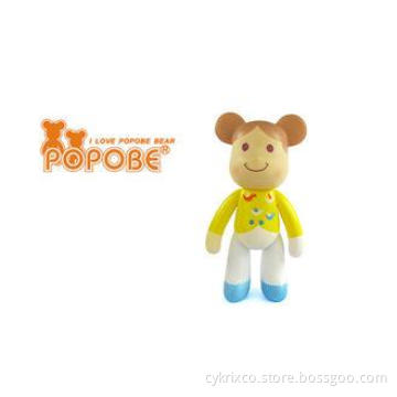 POPOBE Limbs Head Rotatable Plastic Bear Toy Decoration Hom